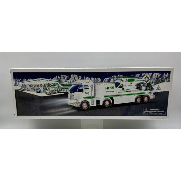 2006 Hess Toy Truck and‎ Helicopter With Lights And Spinning Blades Brand New - Picture 1 of 3